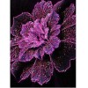 2019 Fleur Violette - 5D Kit Broderie Diamants/Diamond Painting