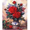 Nouvelle Arrivée Grosses Soldes Belles Fleurs Rouges - 5D Kit Broderie Diamants/Diamond Painting