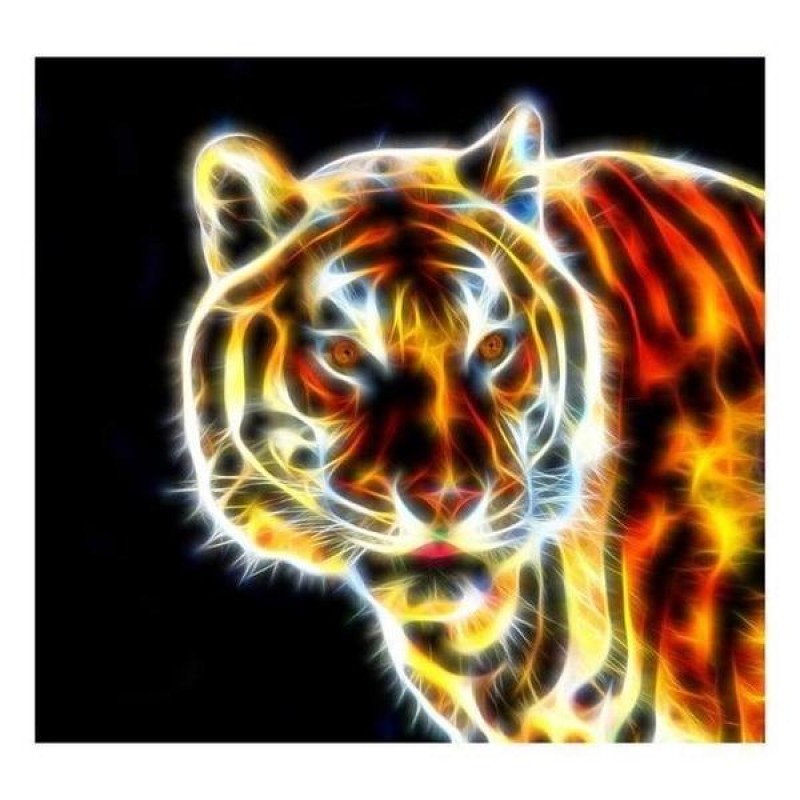 Tigres Coloré D'Art...