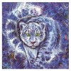 2019 Animal Tigre Aux Yeux Jaunes - 5D Kit Broderie Diamants/Diamond Painting