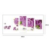 Grand Multi Panel Roses Violettes - 5D Kit Broderie Diamants/Diamond Painting