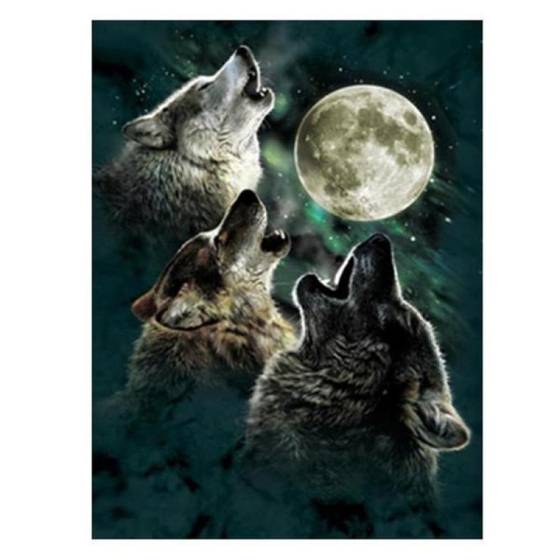 Loups Et Lune De Rê...
