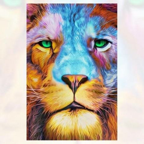 2019 Animal Lion - 5D Kit Broderie Diamants/Diamond Painting