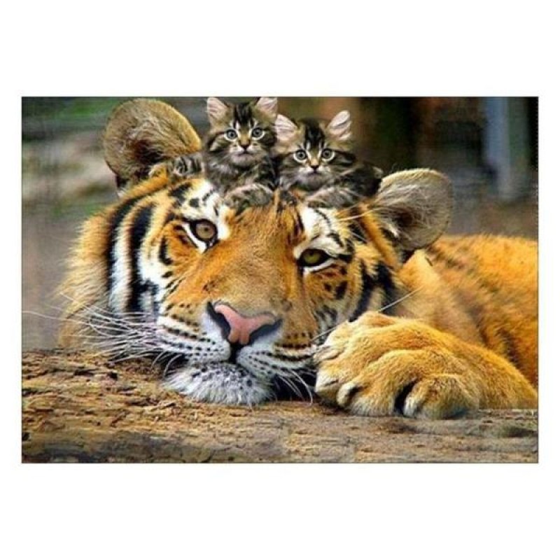 Animaux Tigres Brode...