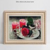 Grosses Soldes 2019 Meilleure Décoratif Fleurs Et Candle - 5D Kit Broderie Diamants/Diamond Painting