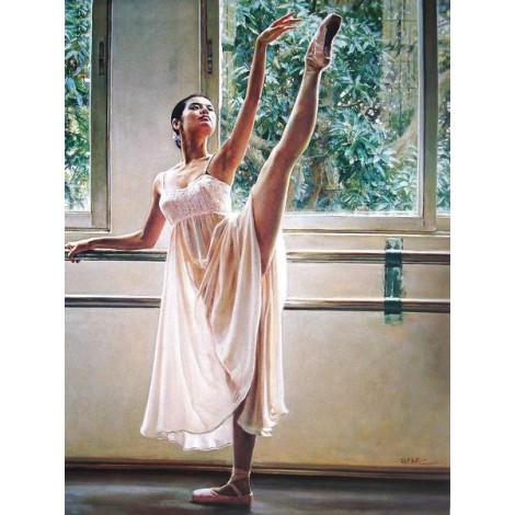 2019 Grosses Soldes Danseuse De Ballet - 5D Kit Broderie Diamants/Diamond Painting