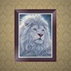 Lion Schéma 5D Pour Débutants - Kit Broderie Diamants/Diamond Painting