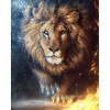 2019 Animal Lion Marchant - 5D Kit Broderie Diamants/Diamond Painting