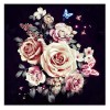 Série Rose Jolies Roses Blanches - 5D Kit Broderie Diamants/Diamond Painting