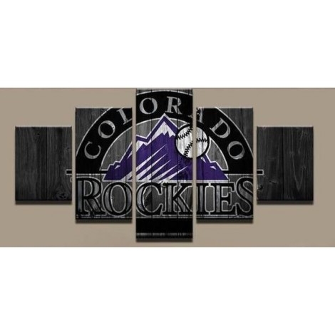 Grosses Soldes Grandes Taille 2019 Lettres "Rockie" De Hockey - 5D Kit Broderie Diamants/Diamond Painting