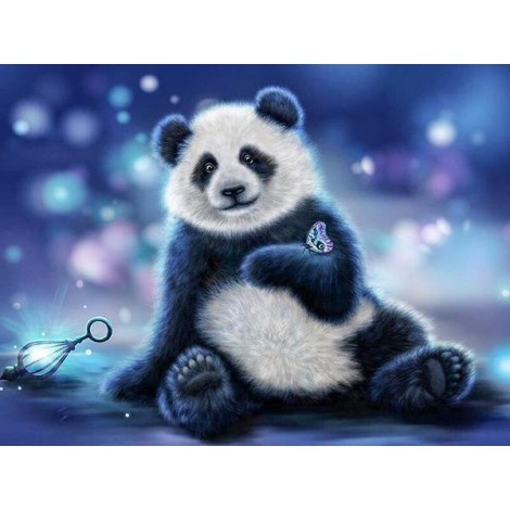 2019 Grosses Soldes Mignon Panda - 5D Kit Broderie Diamants/Diamond Painting