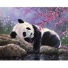 Peinture À L'Huile Panda - 5D Kit Broderie Diamants/Diamond Painting