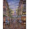 2019 Peinture À L'Huile Photo De Tour Eiffel - 5D Kit Broderie Diamants/Diamond Painting