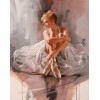 Grosses Soldes Complet Carrés Danseuse De Ballet Asseyant - 5D Kit Broderie Diamants/Diamond Painting