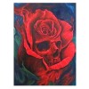 Populaire D'Art Moderne Roses Rouges Abstraits - Kit Broderie Diamants/Diamond Painting