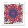 Grosses Soldes Canevas Diamant Mandala Violet - 5D Kit Broderie Diamants/Diamond Painting