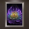 Tableau De Fleur De Lotus - 5D Kit Broderie Diamants/Diamond Painting